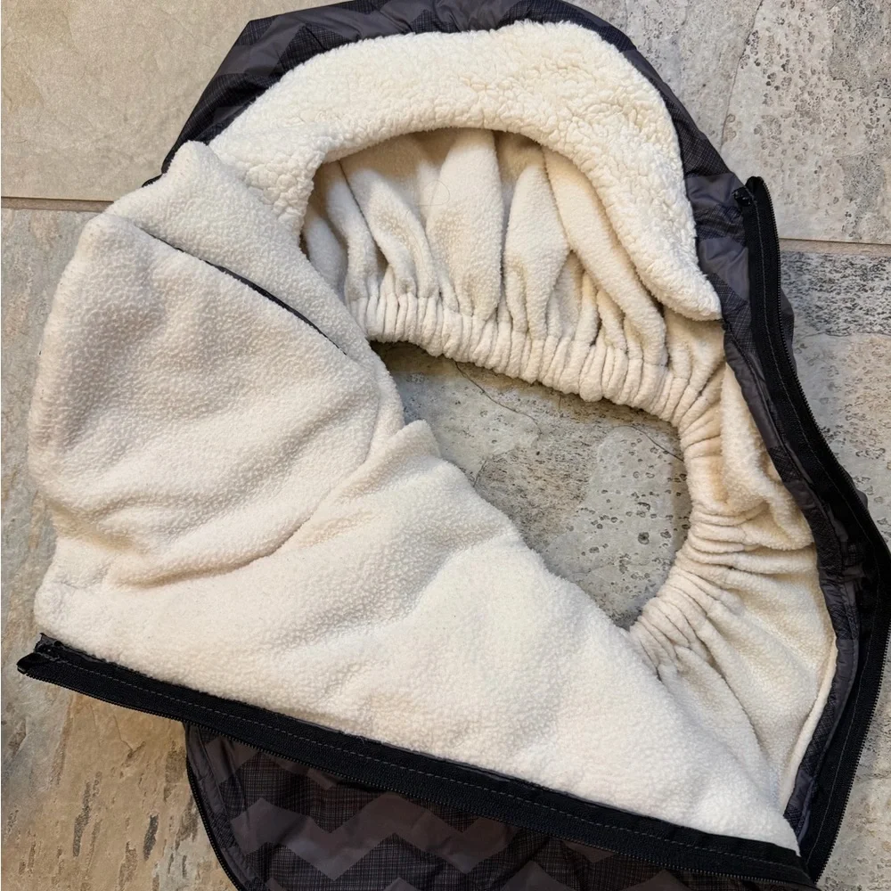 Skip Hop Gray and Black Stroll & Go Car Seat Cover